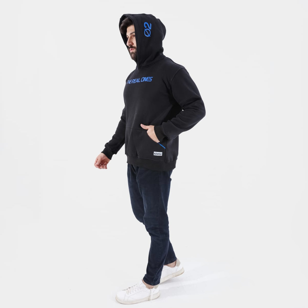 K01 — Equal 2 Hoodie (Deep Blue)